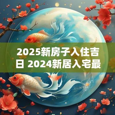 2025新房子入住吉日 2025新居入宅最佳日子