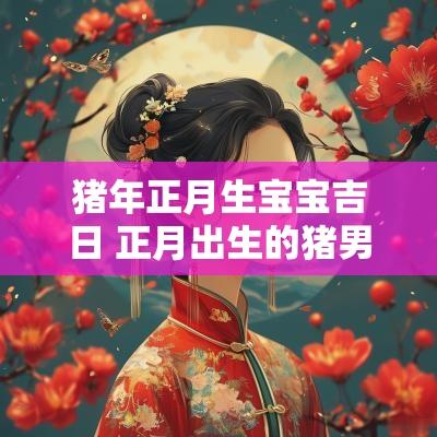 猪年正月生宝宝吉日 正月出生的猪男命运如何