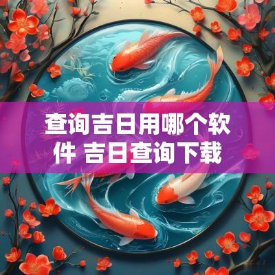查询吉日用哪个软件 吉日查询下载