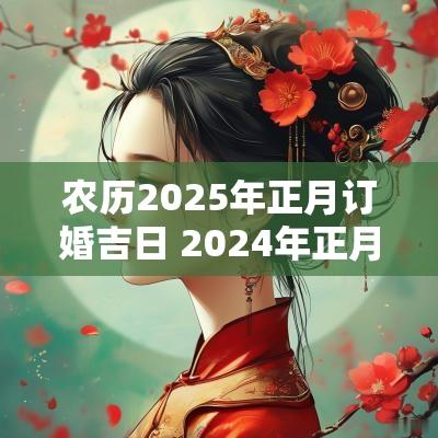 农历2025年正月订婚吉日 2025年正月订婚黄道吉日