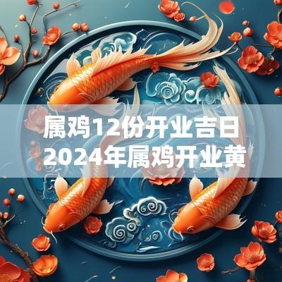 属鸡12份开业吉日 2025年属鸡开业黄道吉日