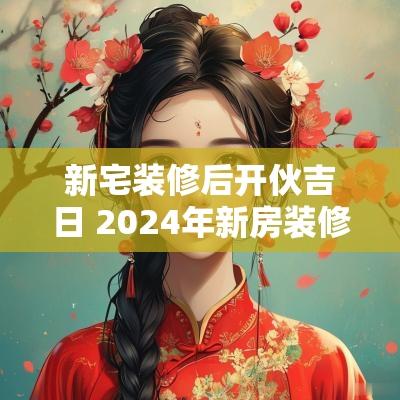 新宅装修后开伙吉日 2025年新房装修开工黄道吉日