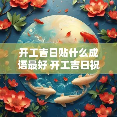 开工吉日贴什么成语最好 开工吉日祝福语