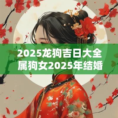 2025龙狗吉日大全 属狗女2025年结婚大利月吉日