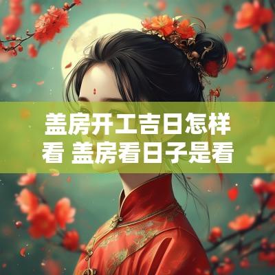 盖房开工吉日怎样看 盖房看日子是看开工那天吗