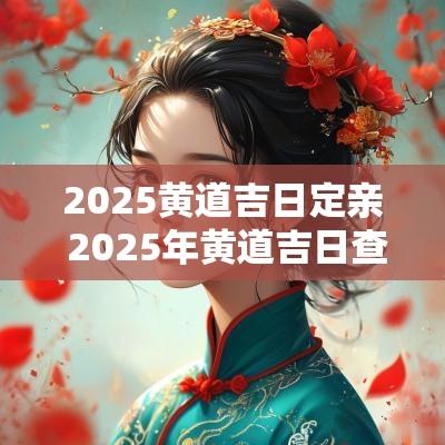 2025黄道吉日定亲 2025年黄道吉日查询