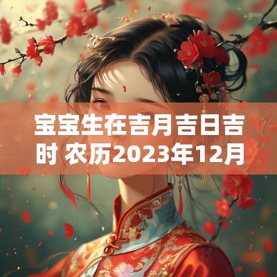 宝宝生在吉月吉日吉时 农历2025年12月生宝宝吉日吉时