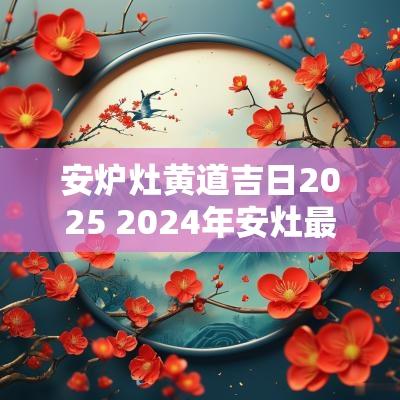 安炉灶黄道吉日2025 2025年安灶最旺日子时间