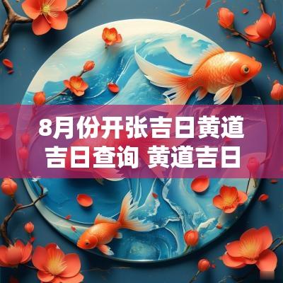 8月份开张吉日黄道吉日查询 黄道吉日2025年8月份查询开张