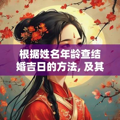 根据姓名年龄查结婚吉日的方法, 及其影响因素