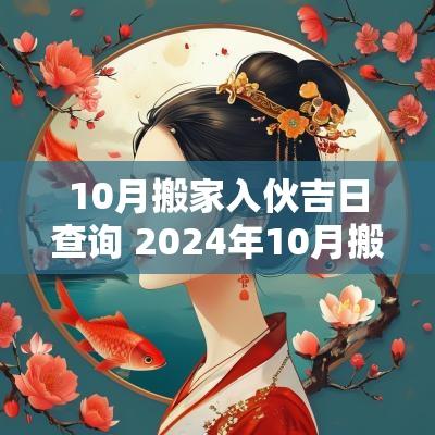 10月搬家入伙吉日查询 2025年10月搬家吉日