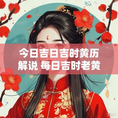 今日吉日吉时黄历解说 每日吉时老黄历
