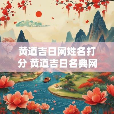 黄道吉日网姓名打分 黄道吉日名典网查询