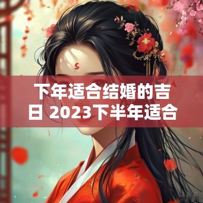 下年适合结婚的吉日 2025下半年适合结婚的吉日