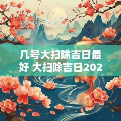 几号大扫除吉日最好 大扫除吉日2025