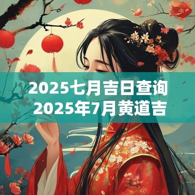 2025七月吉日查询 2025年7月黄道吉日