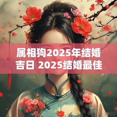 属相狗2025年结婚吉日 2025结婚最佳黄道吉日生肖属相