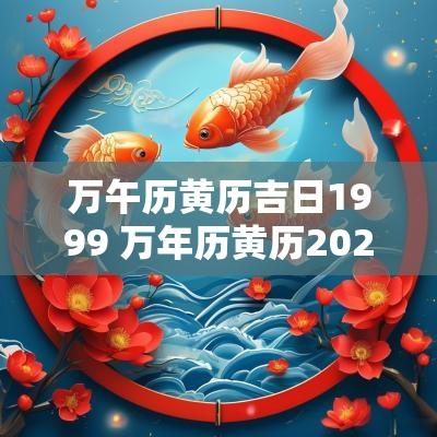 万午历黄历吉日1999 万年历黄历2025年黄道吉日查询