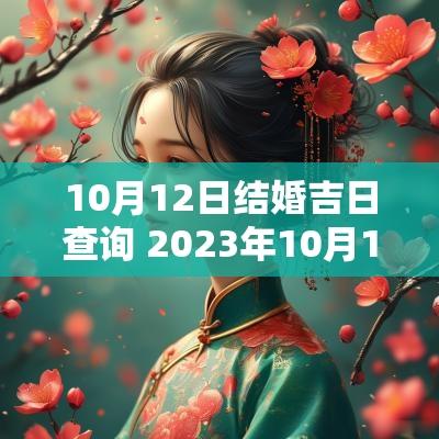 10月12日结婚吉日查询 2025年10月12日黄道吉日查询结婚