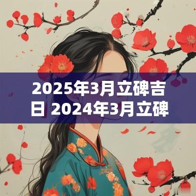 2025年3月立碑吉日 2025年3月立碑黄道吉日查询表