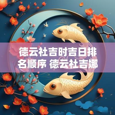 德云社吉时吉日排名顺序 德云社吉娜梗