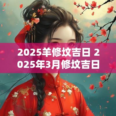 2025羊修坟吉日 2025年3月修坟吉日