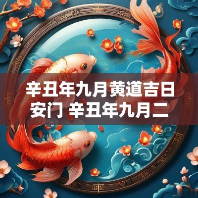 辛丑年九月黄道吉日安门 辛丑年九月二十七是黄道吉日