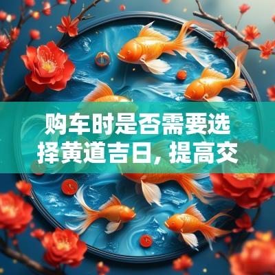 购车时是否需要选择黄道吉日, 提高交易顺利的可能性
