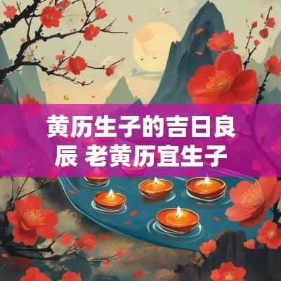 黄历生子的吉日良辰 老黄历宜生子