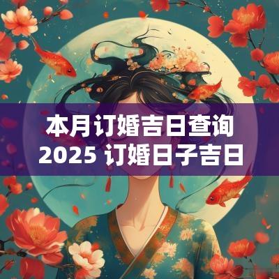 本月订婚吉日查询2025 订婚日子吉日查询2025
