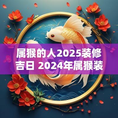 属猴的人2025装修吉日 2025年属猴装修房子的黄道吉日