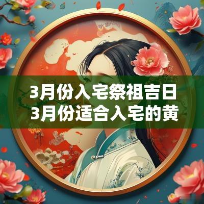 3月份入宅祭祖吉日 3月份适合入宅的黄道吉日