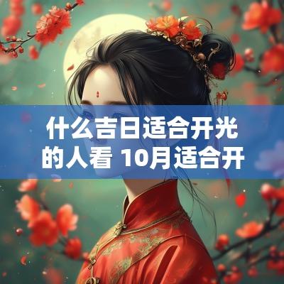 什么吉日适合开光的人看 10月适合开光的黄道吉日