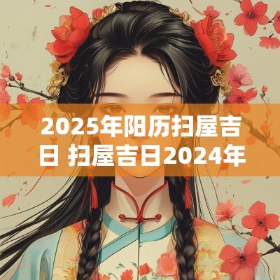 2025年阳历扫屋吉日 扫屋吉日2025年最好时间