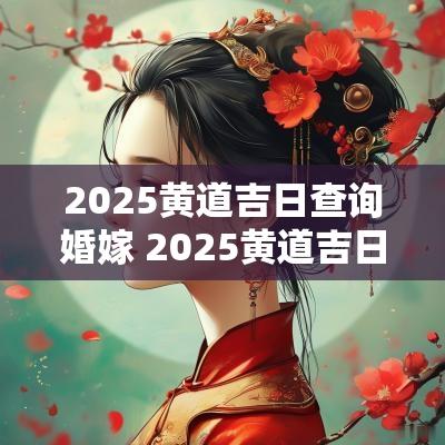 2025黄道吉日查询婚嫁 2025黄道吉日查询