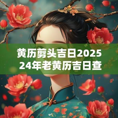 黄历剪头吉日2025 24年老黄历吉日查询