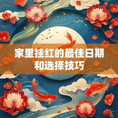 家里挂红的最佳日期和选择技巧