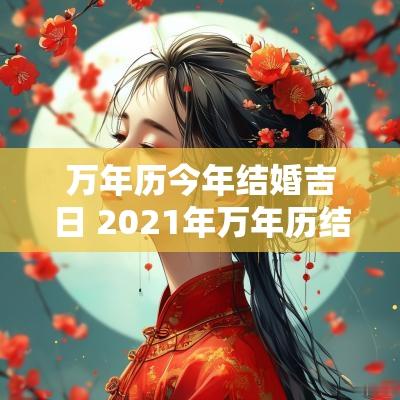 万年历今年结婚吉日 2025年万年历结婚好日子