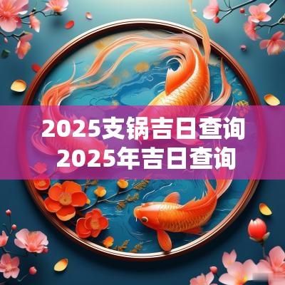 2025支锅吉日查询 2025年吉日查询