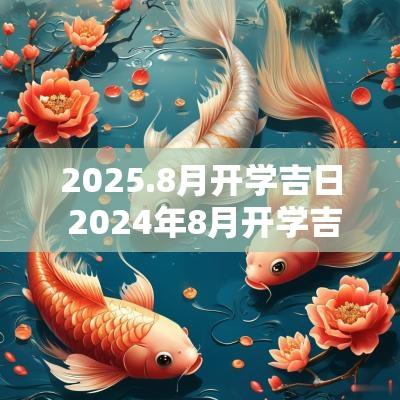 2025.8月开学吉日 2025年8月开学吉日
