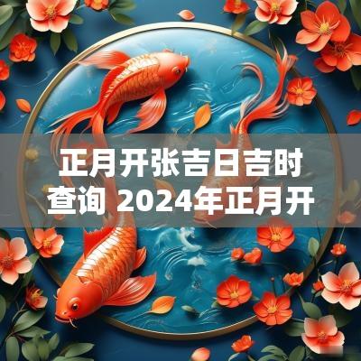 正月开张吉日吉时查询 2025年正月开业吉日吉时查询