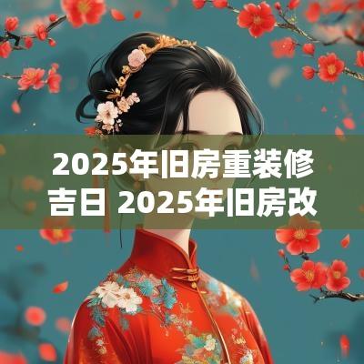 2025年旧房重装修吉日 2025年旧房改造