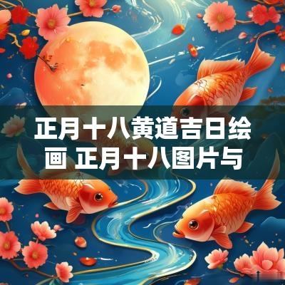 正月十八黄道吉日绘画 正月十八图片与祝福语