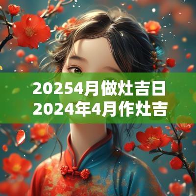 20254月做灶吉日 2025年4月作灶吉日