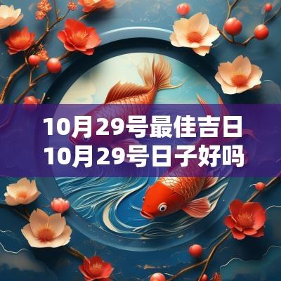 10月29号最佳吉日 10月29号日子好吗