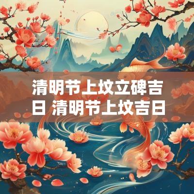 清明节上坟立碑吉日 清明节上坟吉日是哪几天