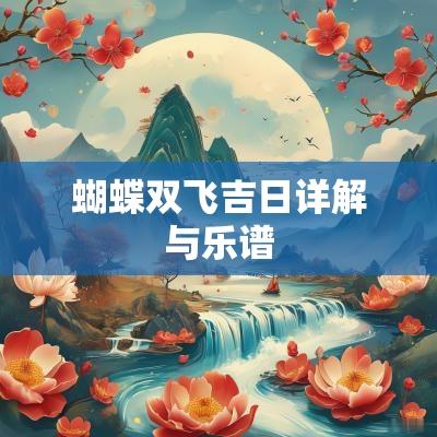 蝴蝶双飞吉日详解与乐谱