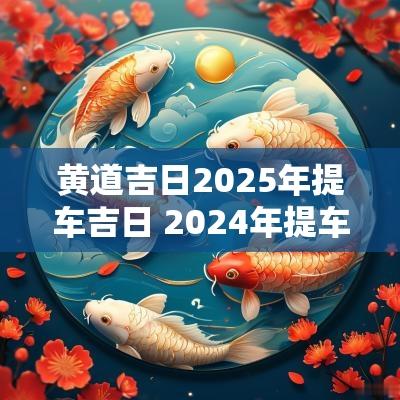 黄道吉日2025年提车吉日 2025年提车黄道吉日查询