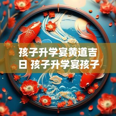 孩子升学宴黄道吉日 孩子升学宴孩子讲话