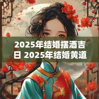2025年结婚摆酒吉日 2025年结婚黄道吉日一览表
